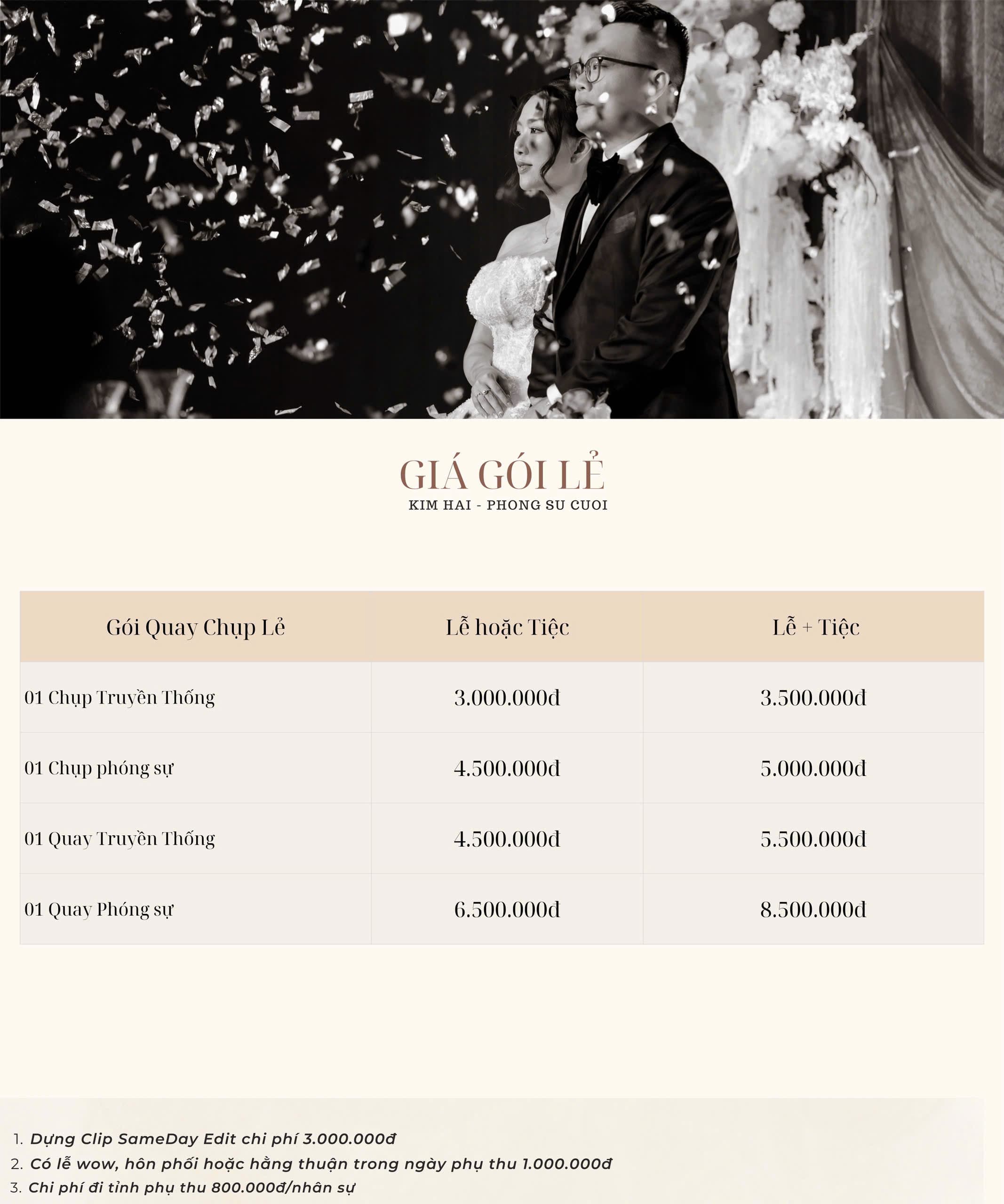 Gói Dịch Vụ Lẻ